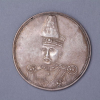 1924年两湖巡阅使萧耀南五秩纪念银质纪念章一枚