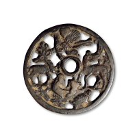 马鹿龟鹤神仙镂空花钱