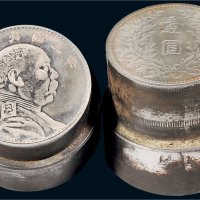 民国三年（1914年）袁世凯像壹圆银币正、反模具各一枚