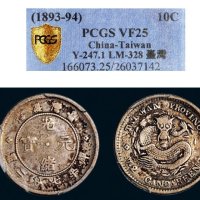 1893年台湾制造光绪元宝七分二厘银币（LM328）