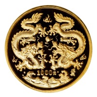 1988年龙年十二盎司精制金币一枚