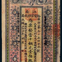 光绪三十三年（1907年）江南裕宁官银钱局当十铜元壹伯枚