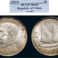 民国二十三年（1934年）孙中山像壹圆银币（LM110）