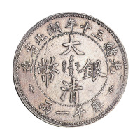 光绪三十年湖北省造大清银币库平壹两样币一枚