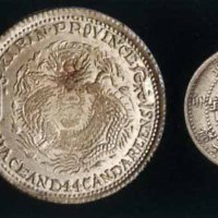 1903年癸卯吉林省造光绪元宝太极图库平一钱四分四釐银币 三分六釐银币各一枚