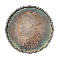 1903年四川省造光绪像1/2卢比银币一枚