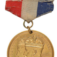 1911年大英帝国国王乔治五世加冕纪念章一枚