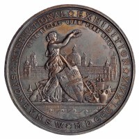 1879年澳大利亚悉尼世博会官方颁发参展金牌奖章一枚