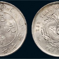 二十五年（1899年）北洋造光绪元宝七钱二分银币（LM454）