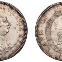 1804年英格兰银行乔治三世五先令银币一枚