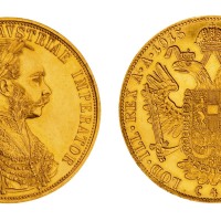 1915年奥匈帝国金币一枚