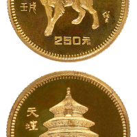 1982年壬戌(狗)年生肖纪念金币8克 完未流通