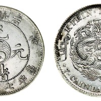 1903年癸卯吉林省造光绪元宝太极图库平七钱二分银币一枚