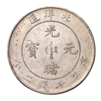 光绪二十九年北洋造光绪元宝库平七钱二分银币一枚