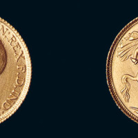 1911年英国“马剑”金币一枚