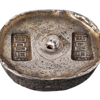 清代四川“西昌县 西昌县”双戳十两圆锭一枚