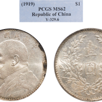民国八年（1919年）袁世凯像壹圆银币（LM76）
