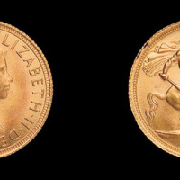 1968年英国金币一枚