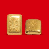 足赤”一两金锭