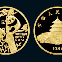 1988年中国人民银行发行熊猫纪念金币