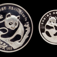 1988年慕尼黑国际硬币展销会纪念银章5盎司 完未流通