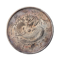 光绪二十四年奉天机器局造五角银币一枚