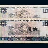 1980年第四版人民币拾圆一枚