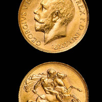 1920年英国金币一枚
