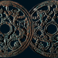 双龙镂空花钱