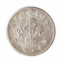 光绪二十四年安徽省造光绪元宝库平七分二釐银币一枚