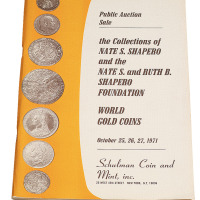 1971年夏丕洛世界金币藏品拍卖目录一册