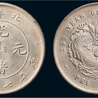 二十五年（1899年）北洋造光绪元宝七钱二分银币（LM454）