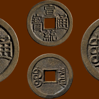 “宣统通宝”小平母钱