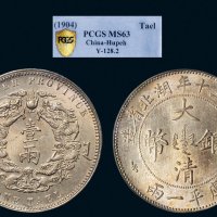 光绪三十年（1904年）湖北省造大清银币壹两（LM180）
