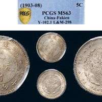 1894年福建省造光绪元宝三分六厘银币（LM294）