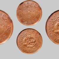 丙午（1906年）光绪年造户部大清铜币二十文红铜币