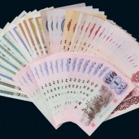 人民币、外汇券一组六十枚