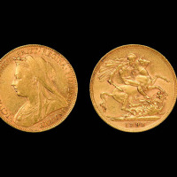 1898年英国金币一枚