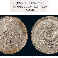 1909年云南省造宣统元宝七钱二分银币（LM425）