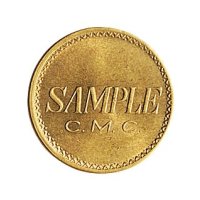 民国时期“SAMPLE”黄铜试铸币