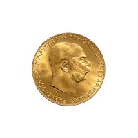 1915年奥地利100COR金币