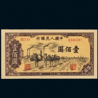 第一版人民币壹佰圆驮运