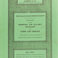 1954年索斯比拍卖公司《埃及宫廷珍藏拍卖目录》