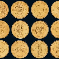 1976-1987年香港政府发行生肖纪念金币十二枚全