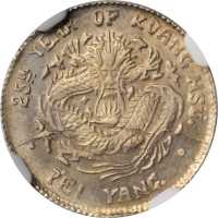 北洋造光绪25年三分六厘 NGC AU-Details Surface hairlines