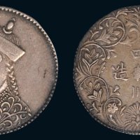 1903年四川省造光绪像二分之一卢比（LM361）
