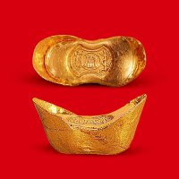 清末民初“富”一两金锭
