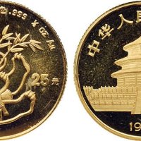 1984年中国人民银行发行熊猫金币