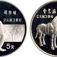 1984年中国人民银行发行中国杰出历史人物纪念银币四枚全