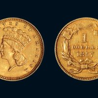1857年美国一美元金币